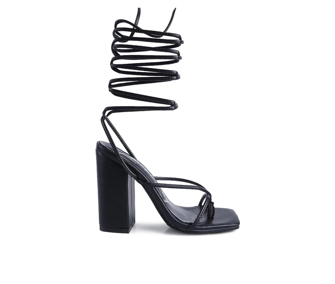 Women's London Rag Dance Block Heel Dress Sandals 2 Women's London Rag Dance Block Heel Dress Sandals - Image 2