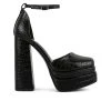 Women's London Rag Temp Platform Pumps