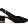 Women's London Rag Top Job Block Heel Pumps
