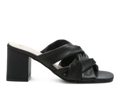 Women's London Rag Knope Block Heel Dress Sandals