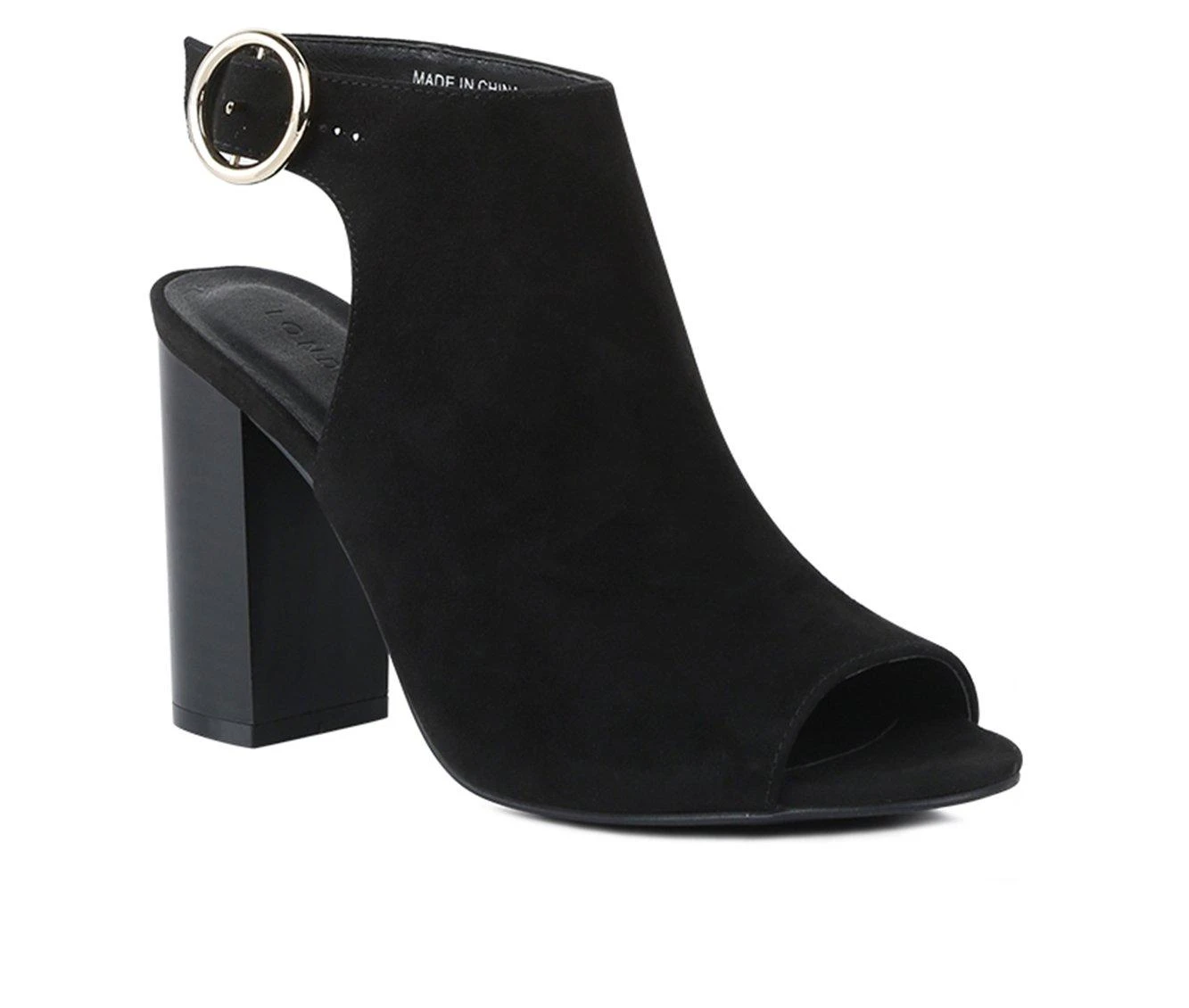 Women's London Rag Block Heel Dress Sandals 3 Women's London Rag Block Heel Dress Sandals - Image 3