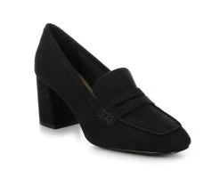 Women's Solanz Patricia Heeled Loafers -Shoecarnival 2 174