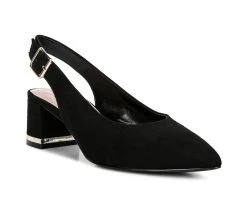 Women's London Rag Top Job Block Heel Pumps -Shoecarnival 2 182