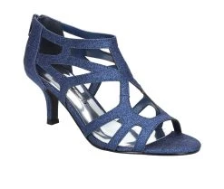 Women's Easy Street Flattery Strappy Heeled Dress Sandals 8 Women's Easy Street Flattery Strappy Heeled Dress Sandals -Shoecarnival 2 485