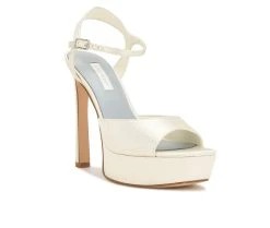 Women's Nine West Legacy Bridal Platform Stiletto Sandals -Shoecarnival 2 504
