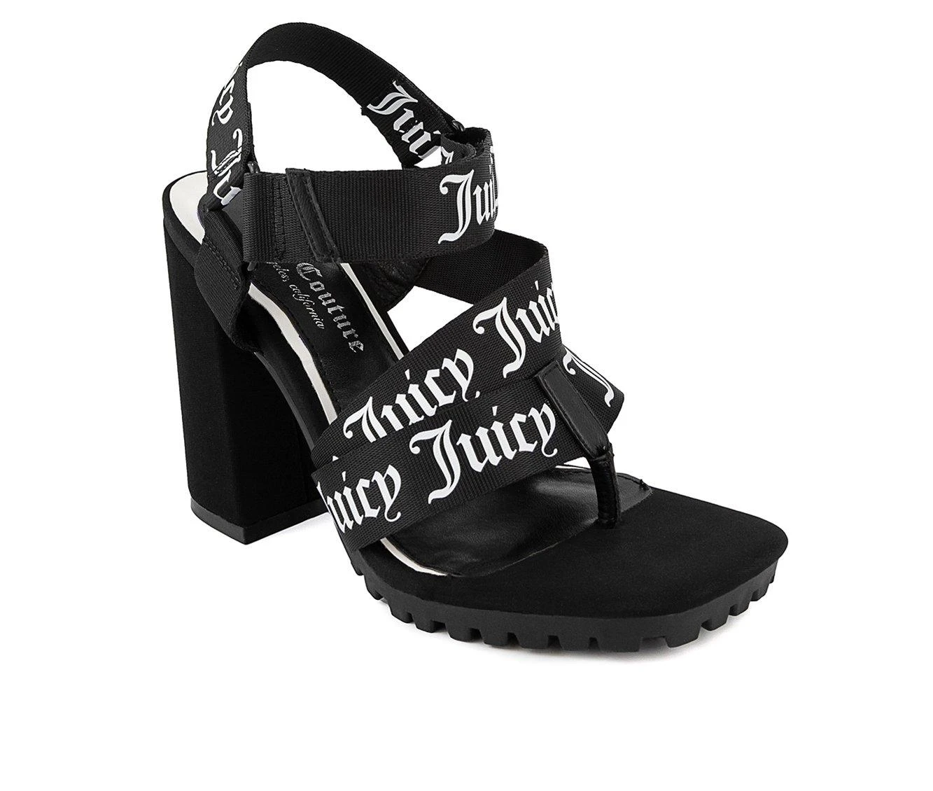 Women's Juicy Georgette Block Heel Dress Sandals 3 Women's Juicy Georgette Block Heel Dress Sandals - Image 3