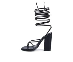 Women's London Rag Dance Block Heel Dress Sandals 9 Women's London Rag Dance Block Heel Dress Sandals -Shoecarnival 3 124