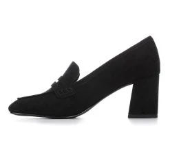 Women's Solanz Patricia Heeled Loafers -Shoecarnival 3 174