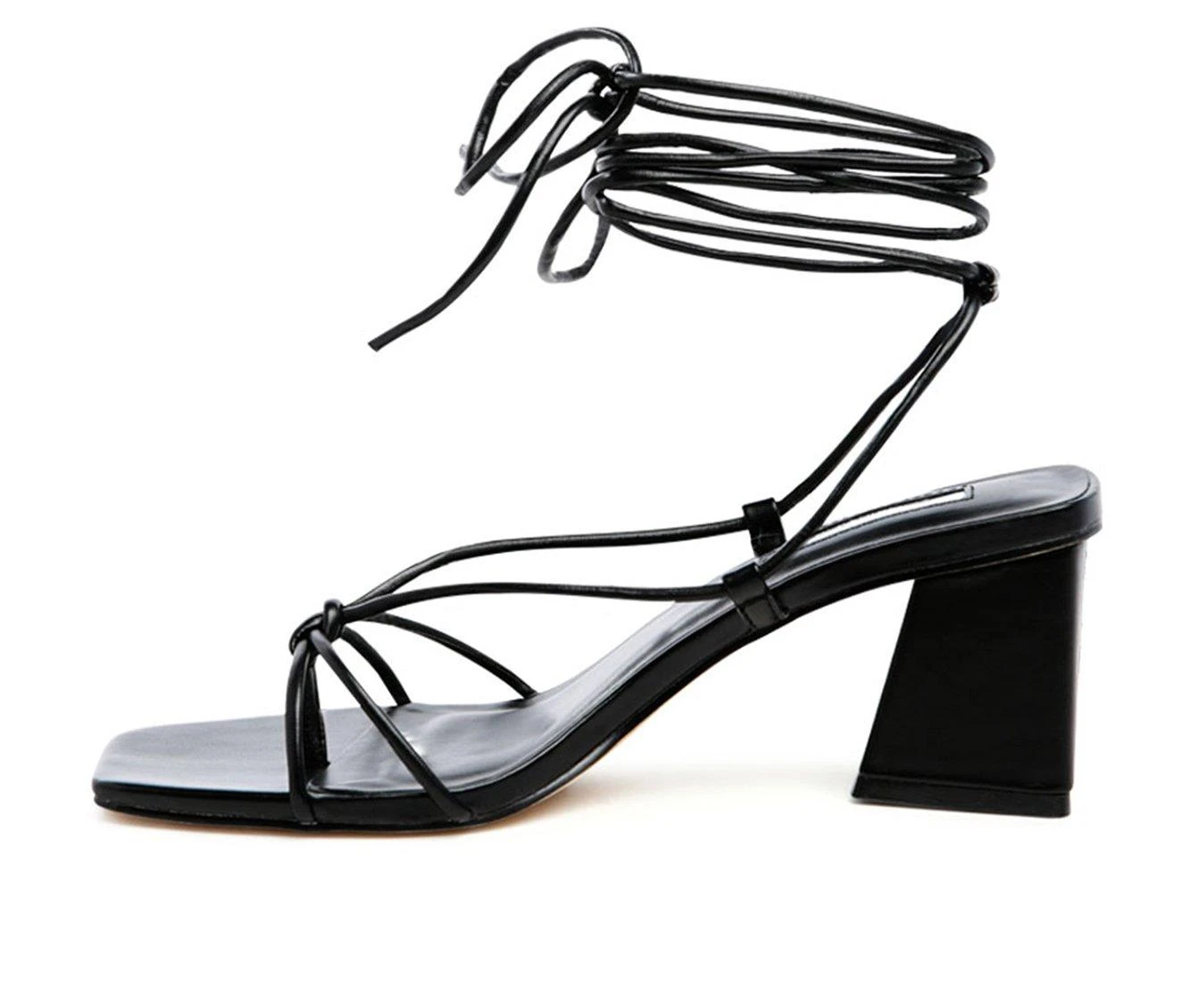 Women's London Rag Spruce Dessert Block Heel Dress Sandals 4 Women's London Rag Spruce Dessert Block Heel Dress Sandals - Image 4