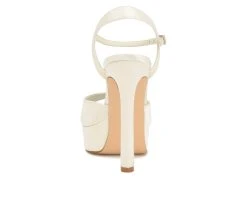 Women's Nine West Legacy Bridal Platform Stiletto Sandals -Shoecarnival 3 502