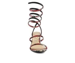 Women's Sugar Belleza Block Heel Ankle Wrap Sandals 10 Women's Sugar Belleza Block Heel Ankle Wrap Sandals -Shoecarnival 4