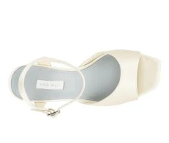 Women's Nine West Legacy Bridal Platform Stiletto Sandals -Shoecarnival 4 500