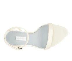 Women's Nine West Reina Bridal Stiletto Dress Sandals -Shoecarnival 4 522