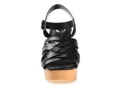 Women's Journee Collection Addisyn Platform Block Heel Sandals -Shoecarnival 4 60