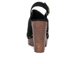 Women's Olivia Miller Lia Platform Heeled Clogs -Shoecarnival 5 15