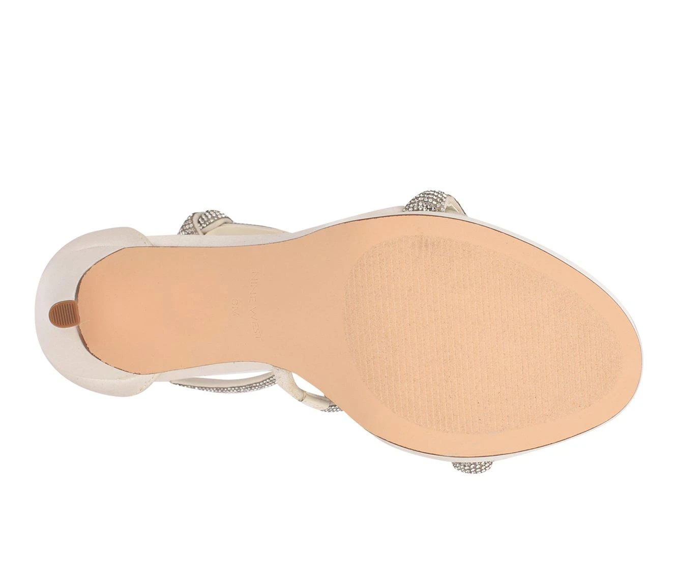 Women's Nine West Lavern Bridal Dress Sandals 6 Women's Nine West Lavern Bridal Dress Sandals - Image 6