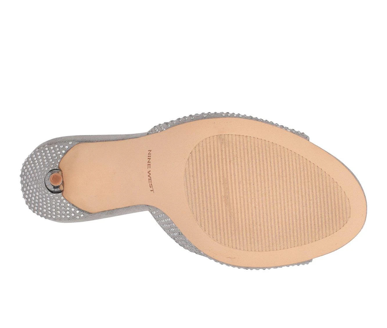 Women's Nine West Divas Rhinestone Dress Sandals 6 Women's Nine West Divas Rhinestone Dress Sandals - Image 6