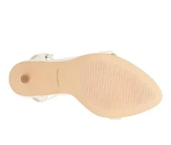 Women's Nine West Reina Bridal Stiletto Dress Sandals -Shoecarnival 5 512