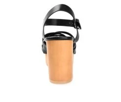 Women's Journee Collection Addisyn Platform Block Heel Sandals -Shoecarnival 5 59