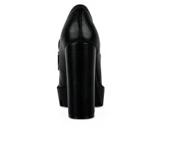 Women's London Rag Y2K High Platform Heeled Loafers -Shoecarnival 5 62